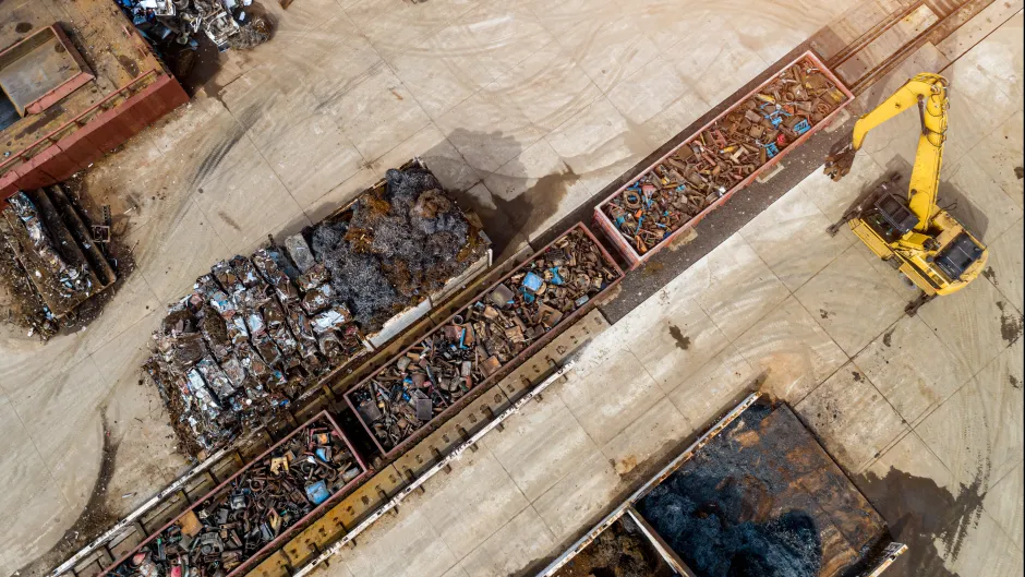 Recycling von Metall